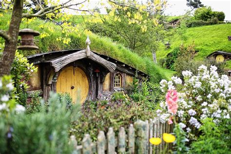 HD wallpaper: The Hobbit House wallpaper, new zealand, ring shot, the hobby | Wallpaper Flare