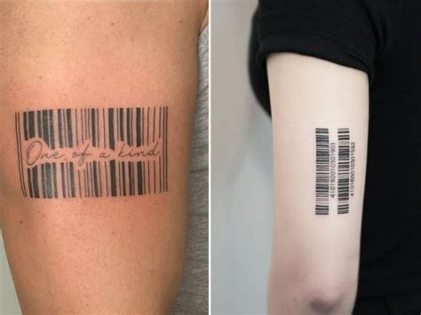 Tatuajes De Códigos De Barras Todo Lo Que Debes Saber Mini Tatuajes