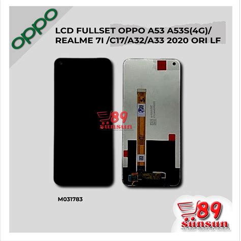 Jual Lcd Fullset Oppo A53 2020a73 5ga32 Rm C17rm 7i Shopee Indonesia