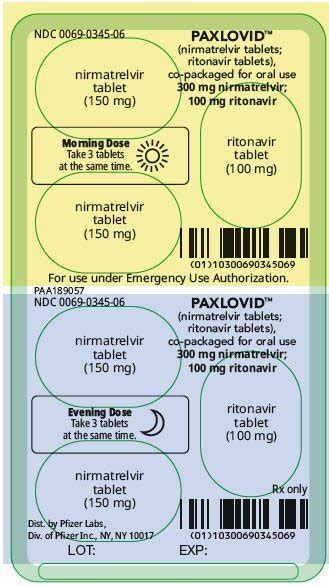 Paxlovid: Package Insert - Drugs.com