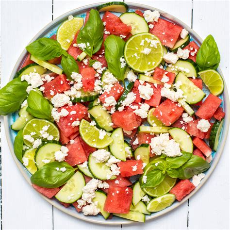 Wassermelonen Feta Salat