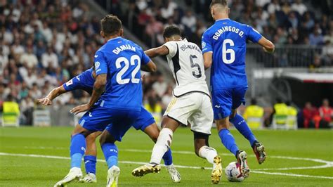 MADRID 2 1 GETAFE Bellingham también salva al Real Madrid en casa