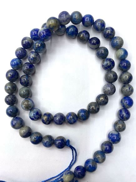 Contas De Pedra Natural Mm Lapis Lazuli Ii Produtos Elo