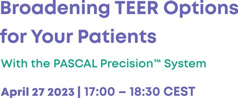 Broadening Teer Options For Your Patients With The Pascal Precision System