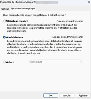 Changer De Type De Compte Utilisateur Dans Windows