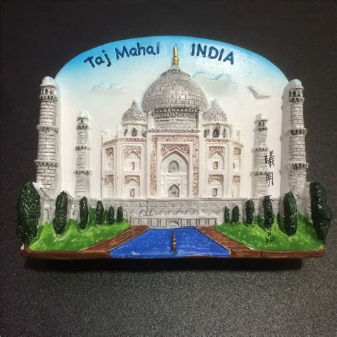 Taj Mahal India Fridge Magnets Souvenir-in Fridge Magnets from Home ...