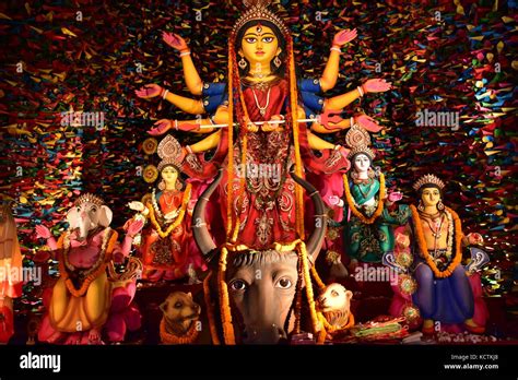 Durga Puja Festival, Kolkata, West Bengal, India Stock Photo - Alamy