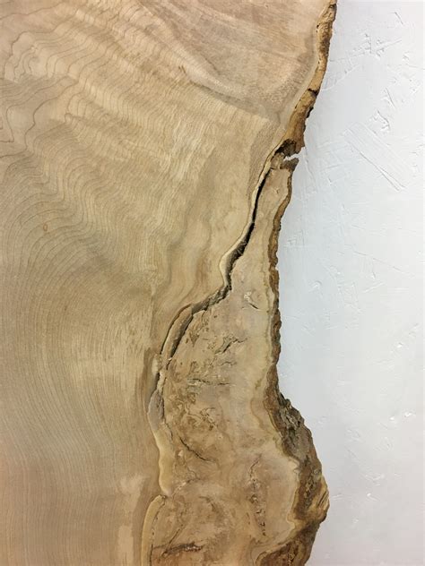 Sycamore Natural Waney Live Edge Slab Wood Board