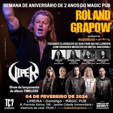 Roland Grapow Que Toca Em S O Paulo Neste Final De Semana Apresenta