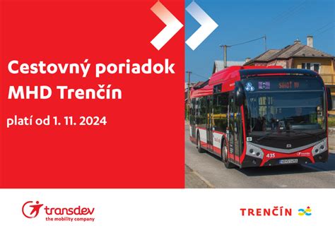 Nový cestovný poriadok od 1 11 2024 trencin transdev sk