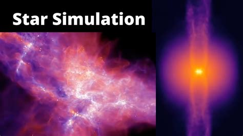 Simulation Show An Entire Gas Cloud Where Stars Are Formed Youtube