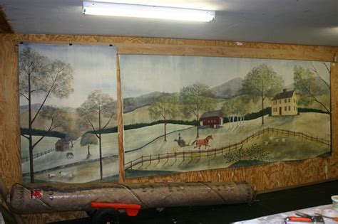 17 Best Images About Rufus Porter Murals And Rugs On Pinterest The