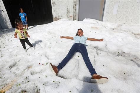 Freak Hail Storm Leaves City Covered In 6ft Of Ice On Same Day