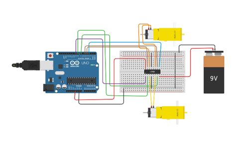 Circuit Design Encendido De Un Motor Dc Con Arduino Tinkercad Nbkomputer