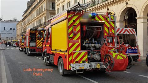 Pompiers De Paris Fptl Fpt Epa En Urgence Paris Fire Dept Engines