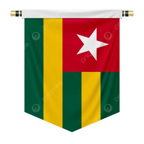 Pennant With The National Flag Of Togo National Flag Togo Flag Togo