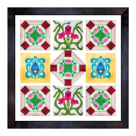 Peranakan Tiles Nonya Wall Art Wall Art Prints T Elements Sg