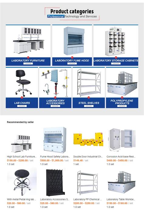 Chemistry Laboratory Ducted Fume Hood And Work Station Buy Fume Hood