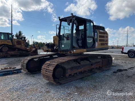 Cat Fl Tracked Excavator Inoperable In Reserve Louisiana