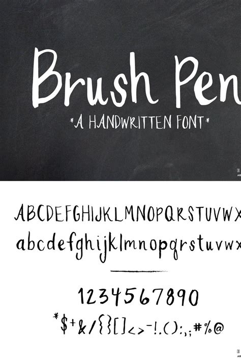 Brush Pen Handwritten Font – MasterBundles