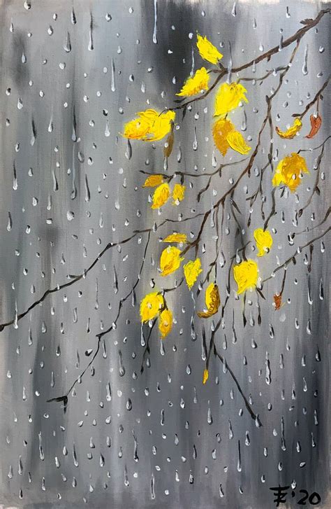 Poem of the Rain Painting by Tanya Zeinalova | Saatchi Art