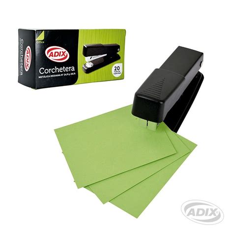 Corchetera Met Lica Mediana Negro Adix Artplus