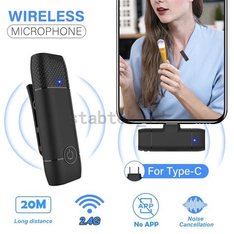 Jual Mic Clip On Wireless Mini Portable Model M Mic Youtuber Live