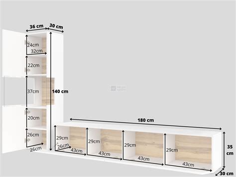 AVA CZARNY ONYX/DĄB WOTAN Meblościanka 2 | Dobra Cena | Sklep Online