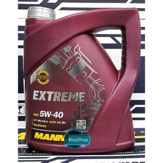 Original Mannol 7915 Extreme ESTER SAE 5W40 Synthetic Minyak Hitam 4L