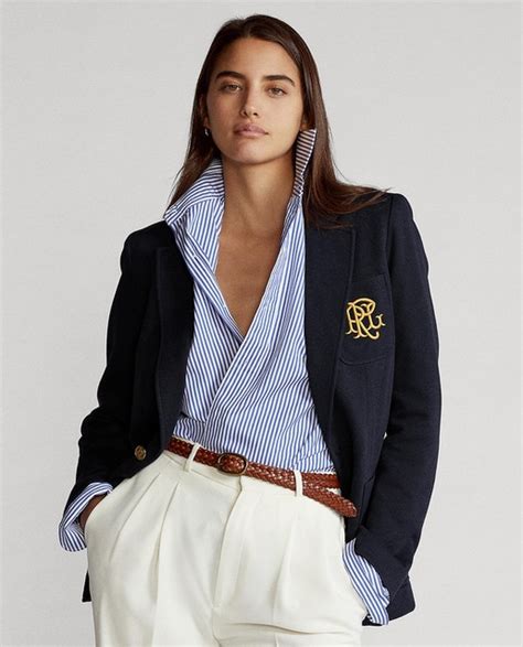 Womens Blazer With Embroidered Logo And One Button · Womens Fashion · El Corte Inglés