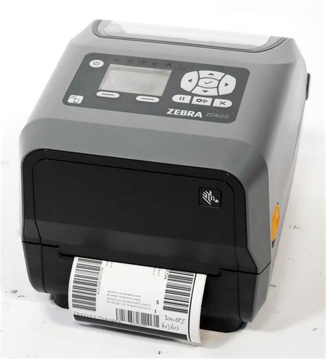 Zebra ZD620 ZD62143-T0EL02EZ Thermal Transfer Barcode Label Printer ...