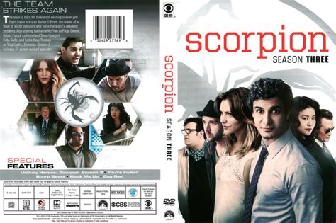 Scorpion Season 3 2017 R1 Dvd Covers Dvdcovercom