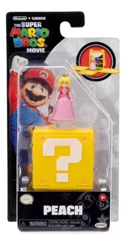 Super Mario Bros La Pelicula Peach Mini Figura Articulada Mercadolibre