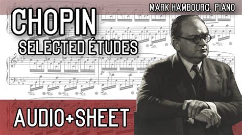 Chopin 5 Selected Etudes From Opp 10 25 Audio Sheet Hambourg