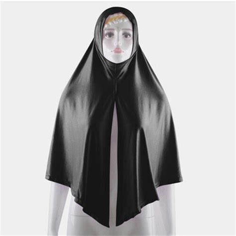 Muslim Women Hijab One Piece Amira Hat Islamic Headscarf Long Scarf