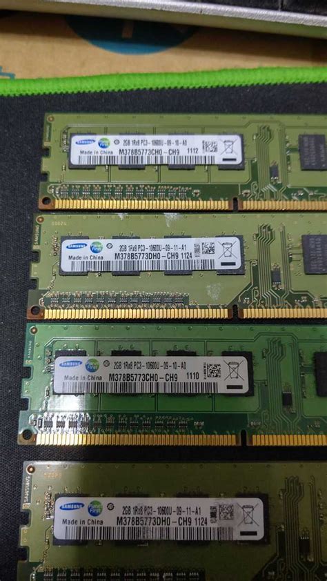 Yahoo オークション DDR3 SDRAM 2GB 4枚 合計8GB 10600U片面サムスン