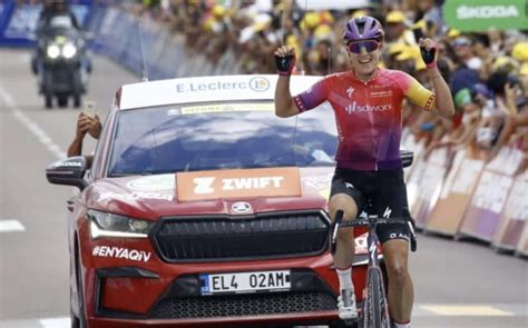 Tour de France Femmes 2022 Marlen Reusser remporte la 4e étape