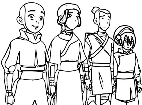 Coloring Avatar State Aang Coloring Pages 11685 Hot Sex Picture