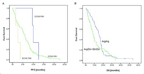 A Median Progression Free Survival Mpfs According To Ecog Download Scientific Diagram