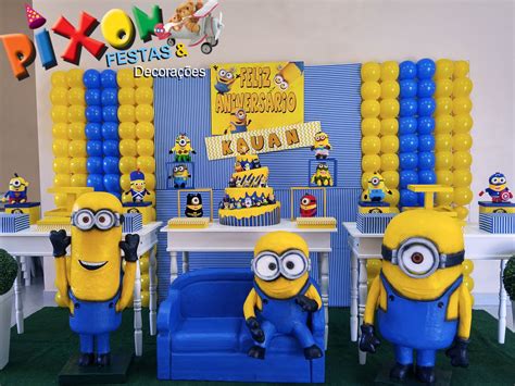 Decoração Minions Festa Infantil no Elo7 Decoração de Festas Pixon