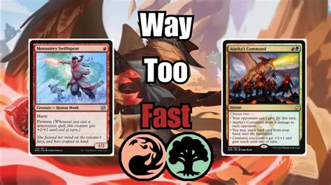 Too Fast Ll Timeless Gruul Aggro MTG Arena YouTube