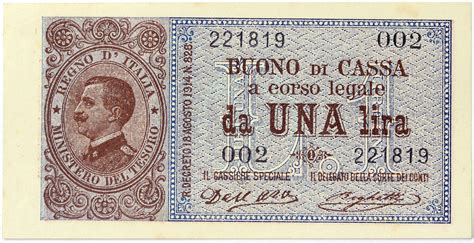 Regno Buono Di Cassa Da Lira Prima Serie Bi