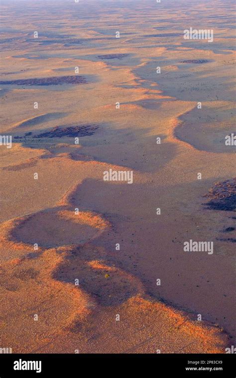 Aerial View Of Sand Dune Formations In Kata Tjuta Uluru National Park