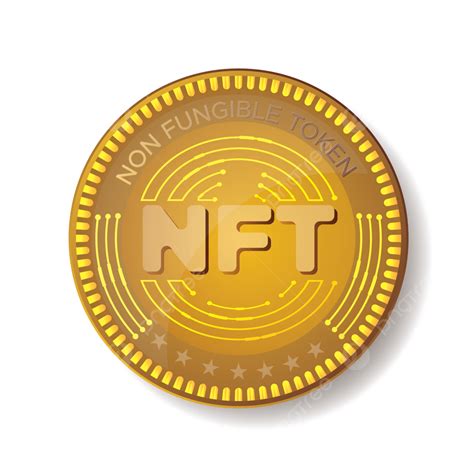 Moneda Nft Token No Fungible Ilustración Vectorial Png Nft Vector