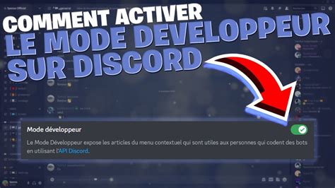 Comment Activer Le Mode Developpeur Sur Discord En 2023 Youtube