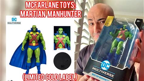 Martian Manhunter Gold Label In Mcfarlane Dc Multiverse Collection