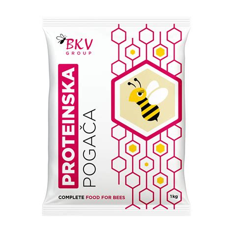 Pokarm dla pszczół z białkiem i witaminami 1kg BKV Proteinska 2206