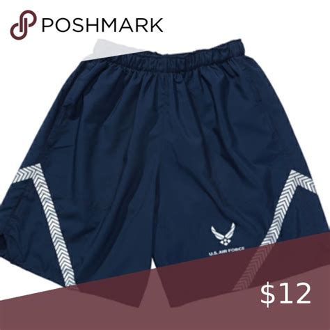 3/$25 Air Force PT Uniform blue reflective shorts | Unisex shorts, Air ...