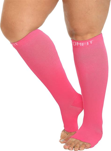 Vomfit Plus Size Compression Socks For Women And Men 20 30mmhg Wide Calf Extra Wide