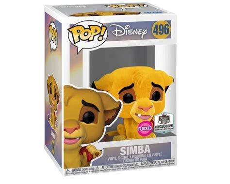 Disney – The Lion King Simba flocked funko pop – popllectible